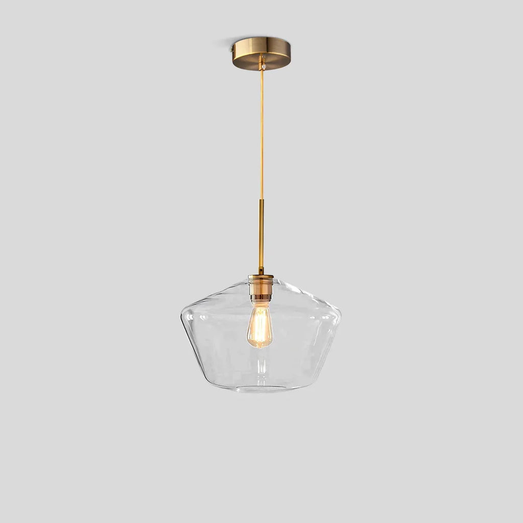 Hailie Clear Glass Pendant Light for Kitchen | Desfino