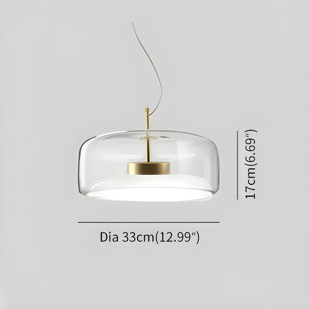 Modern Glass Pendant Light for Dining Room | Desfino