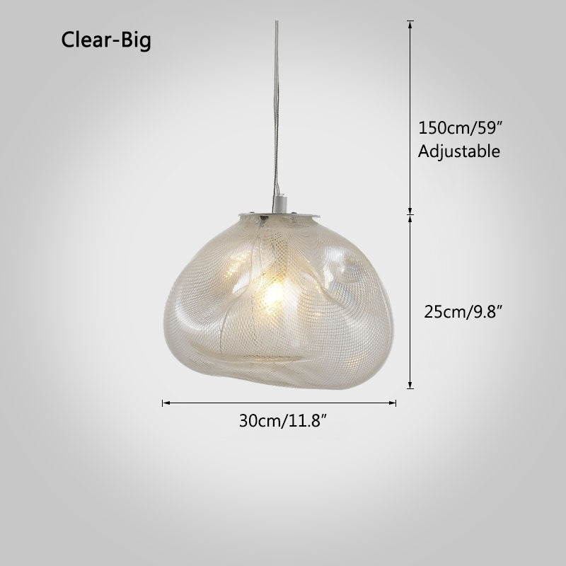 Luxuriöse Glas-Pendelleuchte in Wolkenform | Desfino