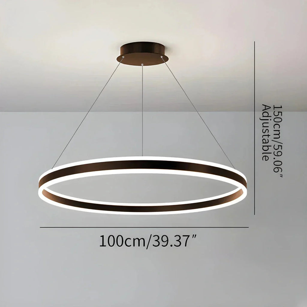 Circle Layered Living Room Chandelier | Desfino