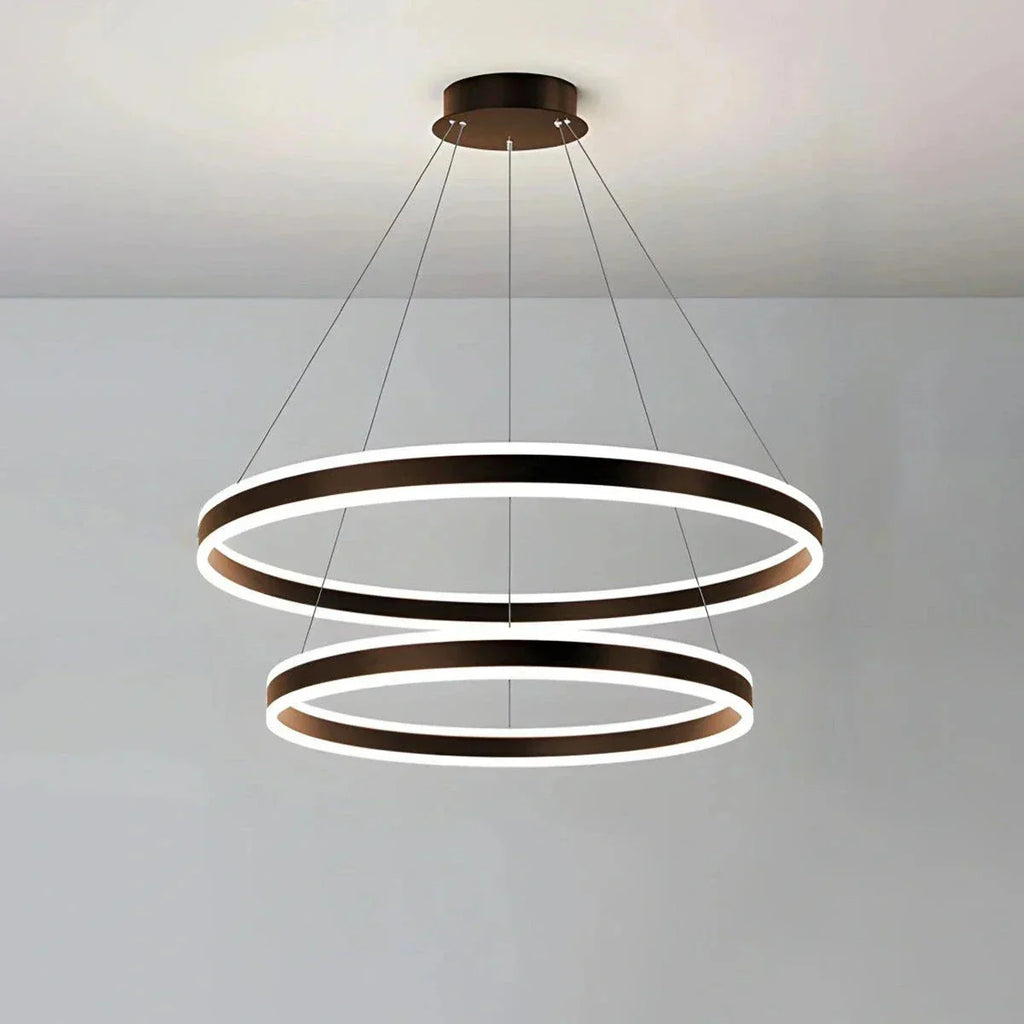 Circle Layered Living Room Chandelier | Desfino