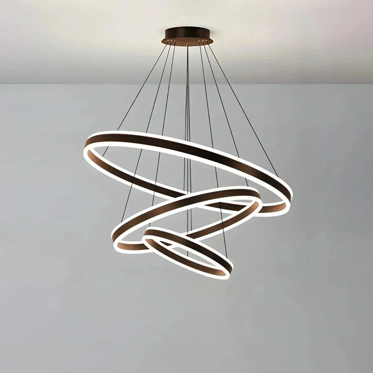 Circle Layered Living Room Chandelier | Desfino