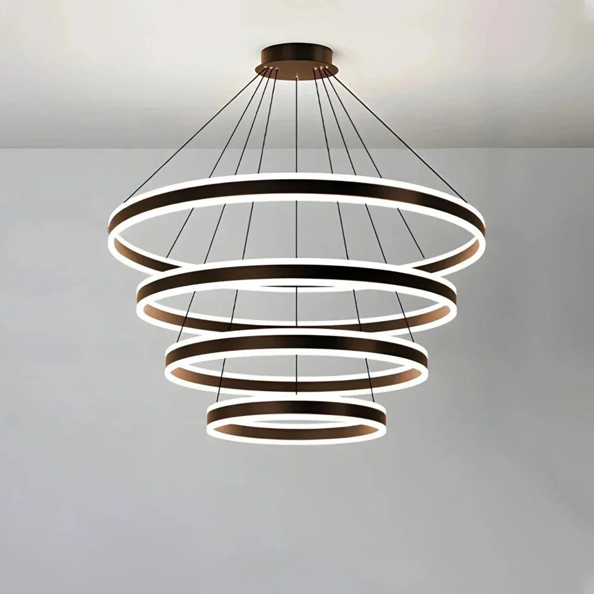 Circle Layered Living Room Chandelier | Desfino
