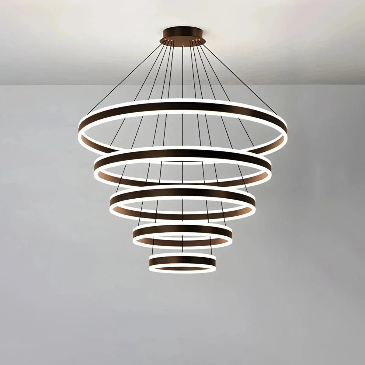 Circle Layered Living Room Chandelier | Desfino