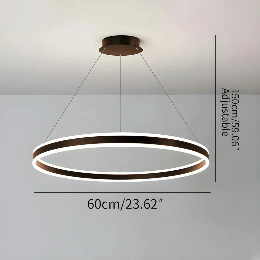 Circle Layered Living Room Chandelier | Desfino