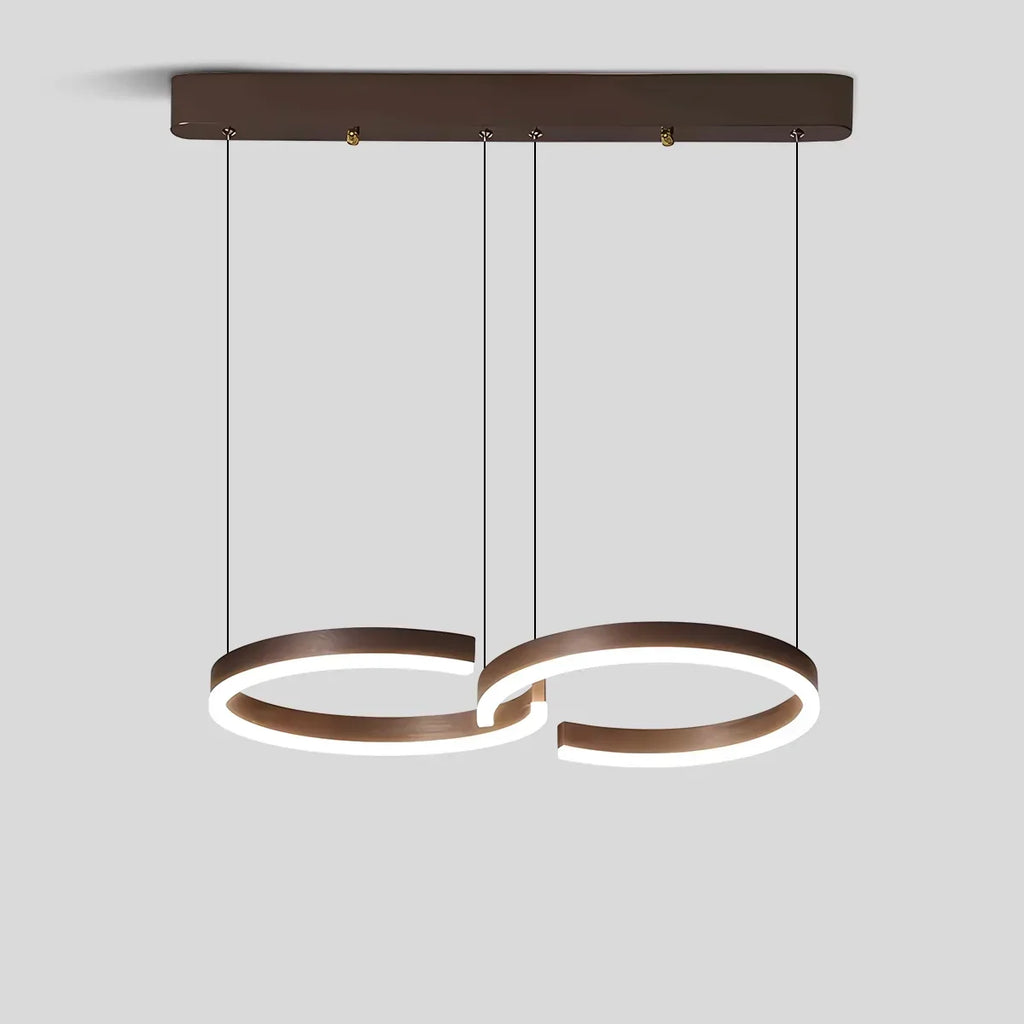 Nordische Pendelleuchte im luxuriösen Stil mit doppeltem C-Design | Desfino