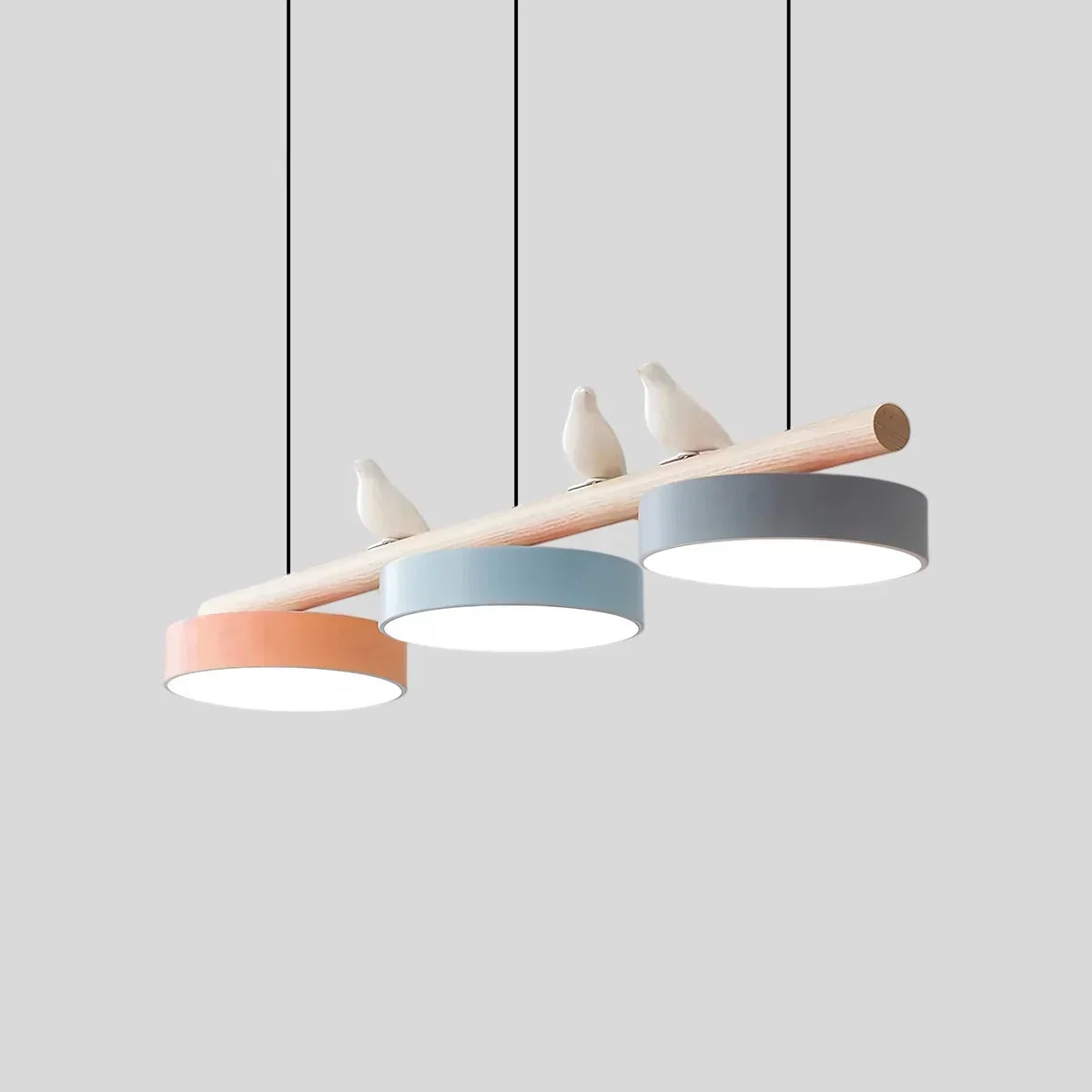 Modern Bird Perch Linear Chandelier for Dining Room | Desfino