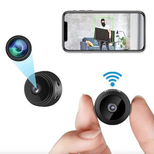 NovaGuard Mini 1080P WiFi Night Vision Camera — Wide 150° View - Desfino