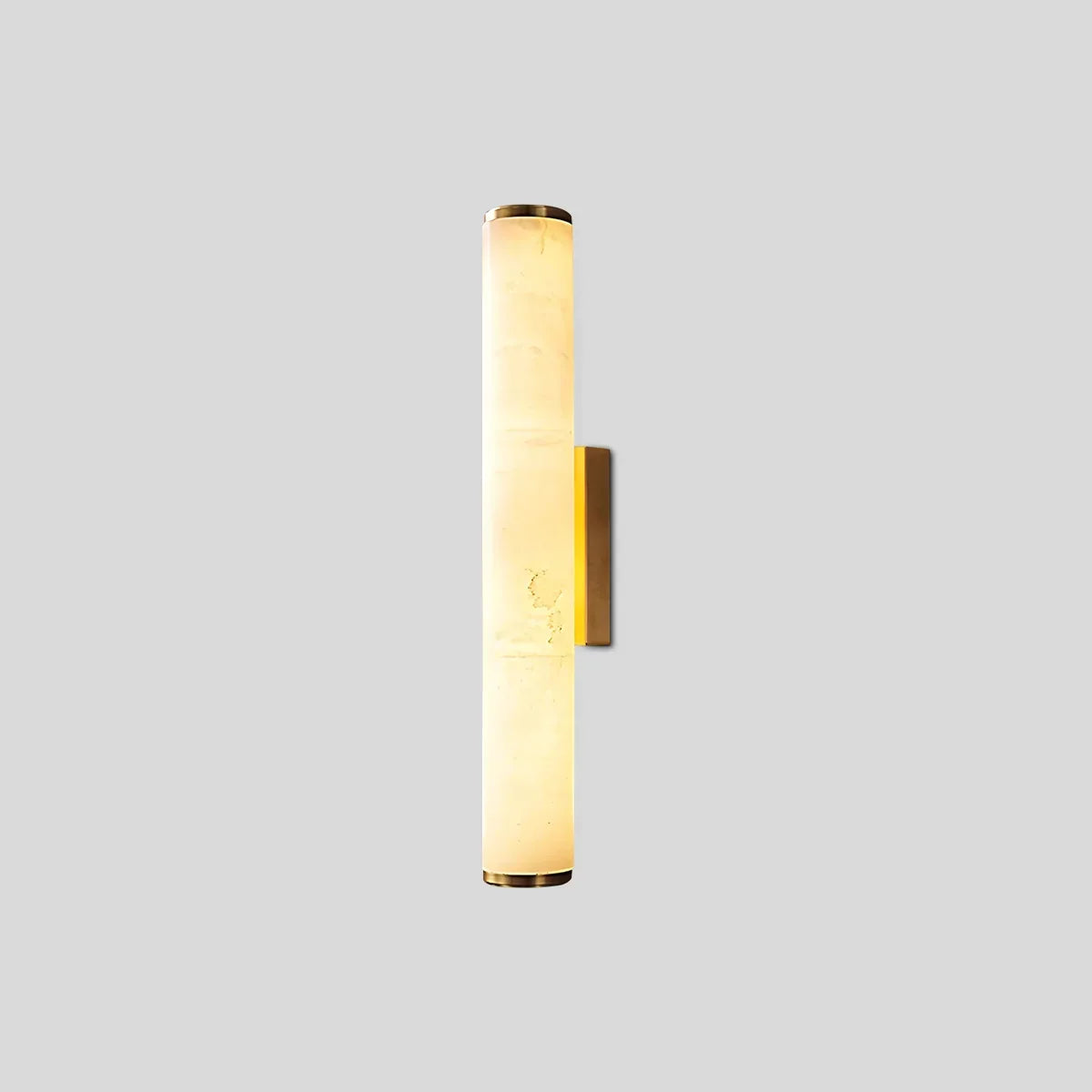Modern Cylindrical Spanish Alabaster Wall Sconce | Desfino