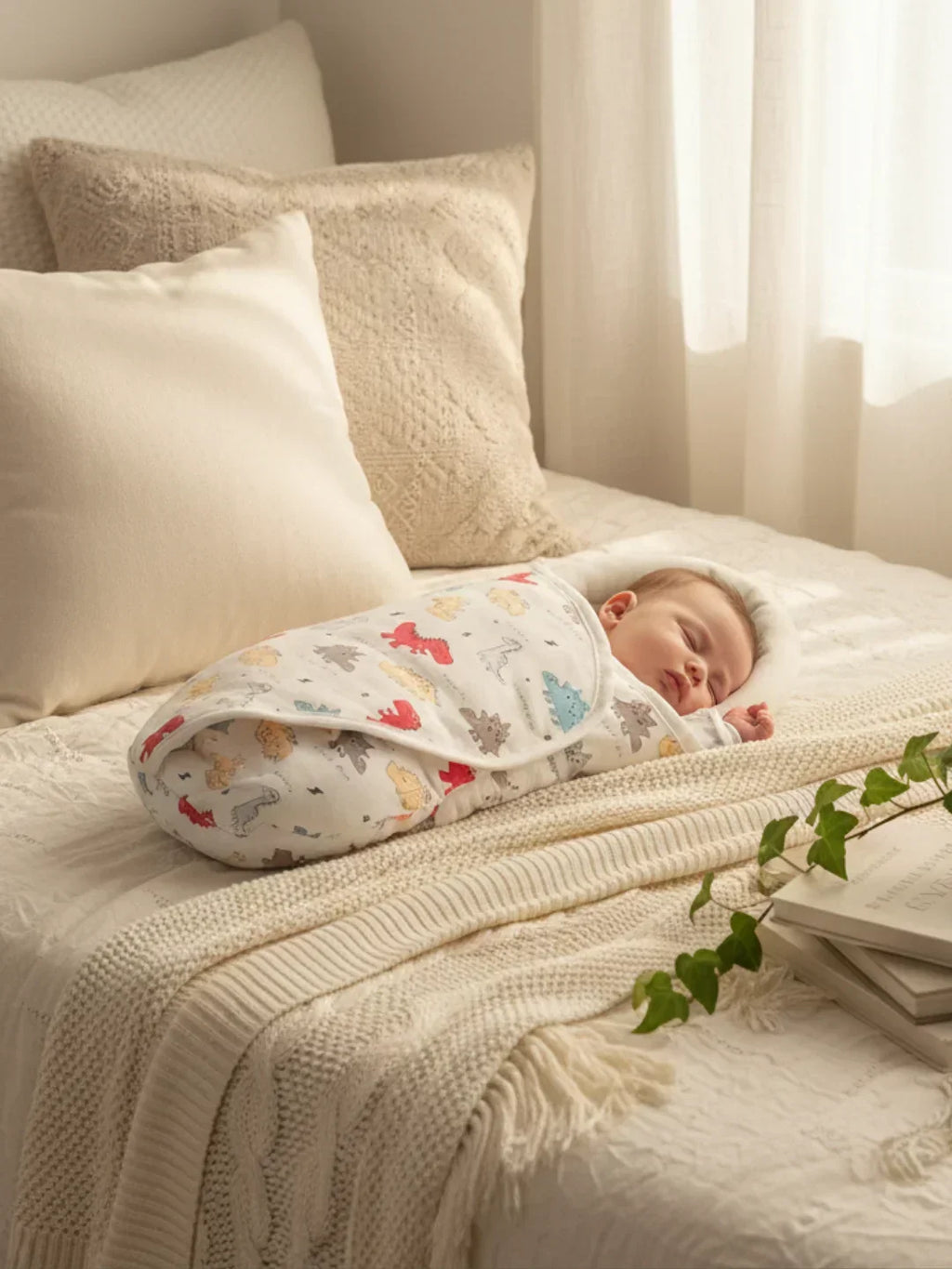 Kapuzen-Baby-Pucktuch aus reiner Baumwolle – weiche, anschmiegsame Passform
