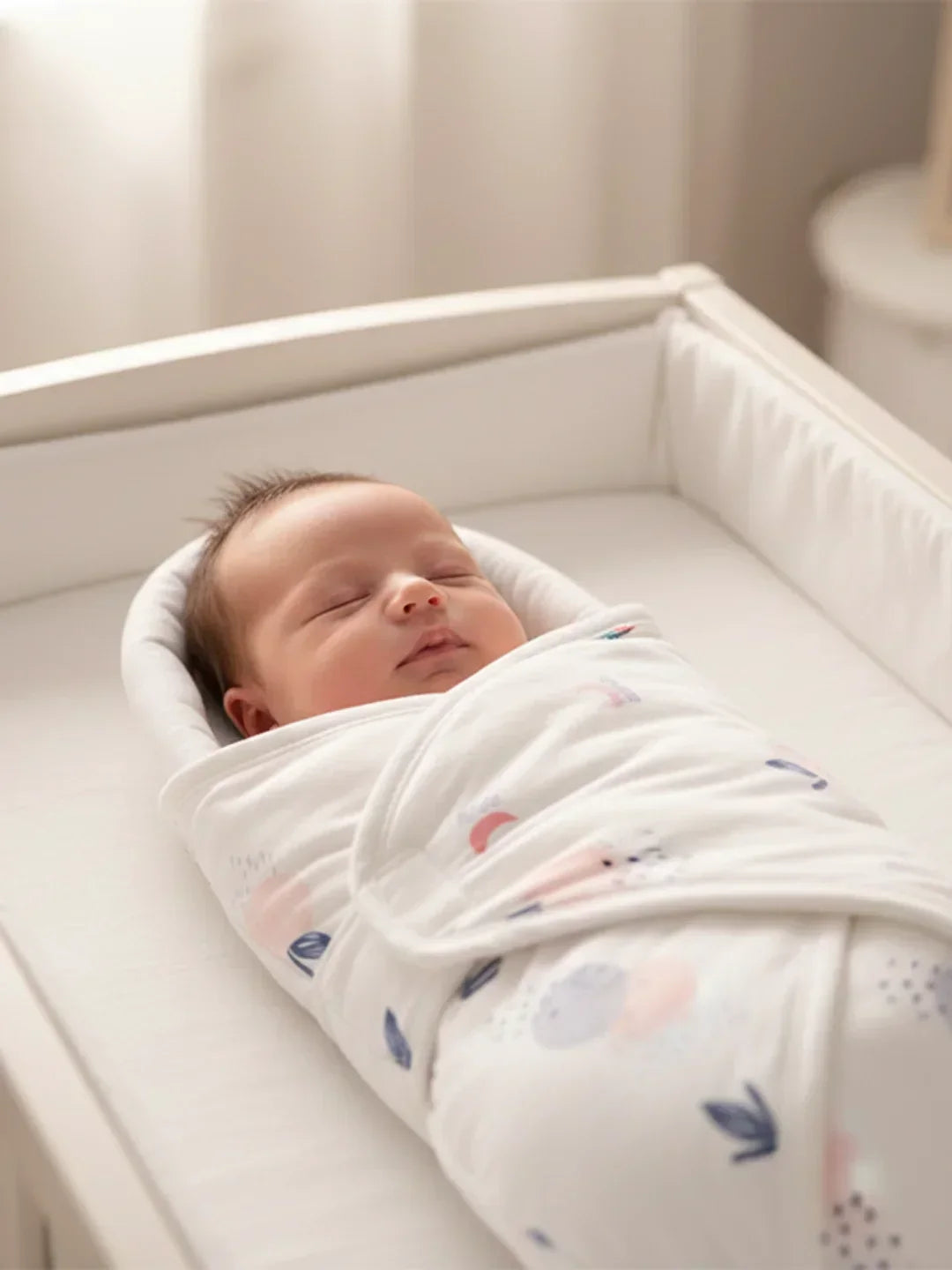 Kapuzen-Baby-Pucktuch aus reiner Baumwolle – weiche, anschmiegsame Passform
