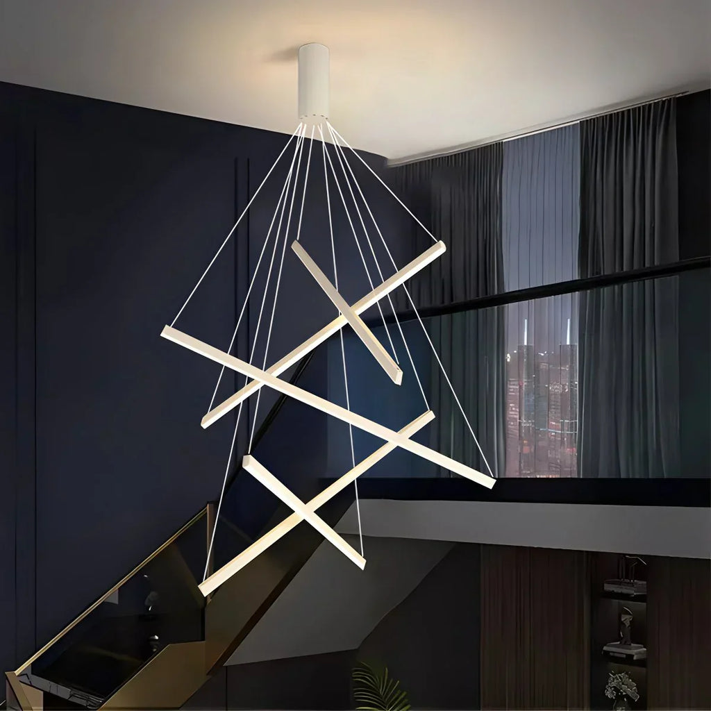 Custom Multi Light Sticks LED Chandelier | Desfino