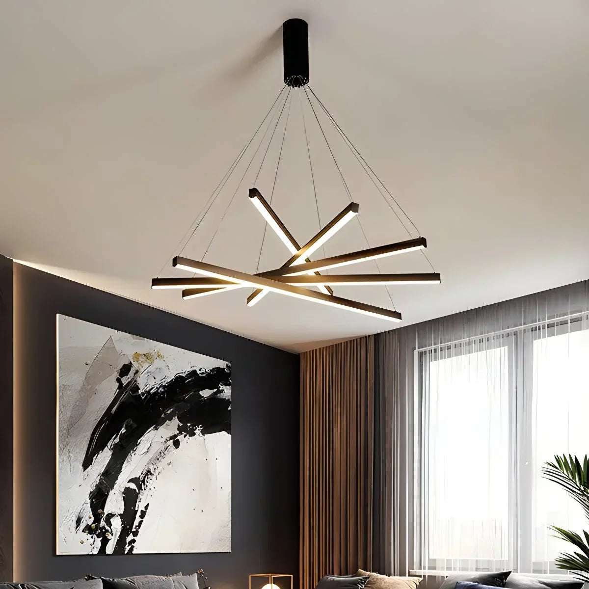 Custom Multi Light Sticks LED Chandelier | Desfino