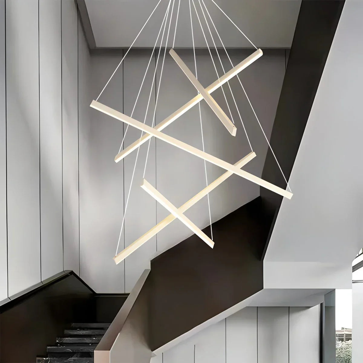 Custom Multi Light Sticks LED Chandelier | Desfino