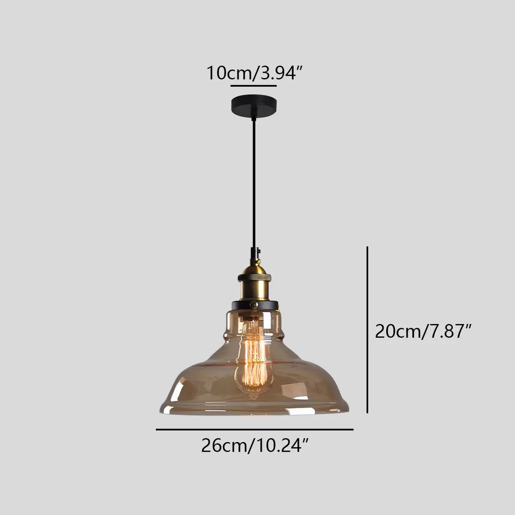 Mabel Glass Pendant Light for Kitchen Island | Desfino