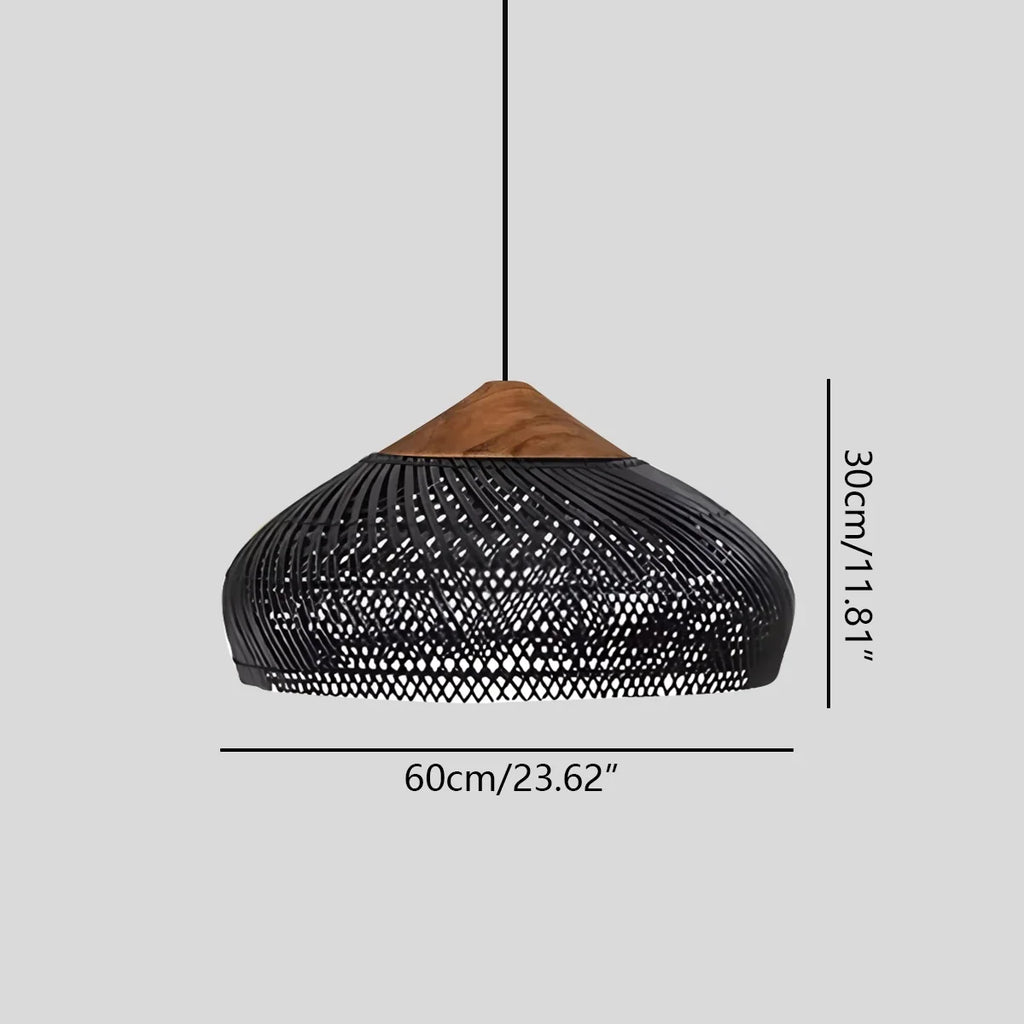 Pendelleuchte im Rattanstil für das Esszimmer | Desfino