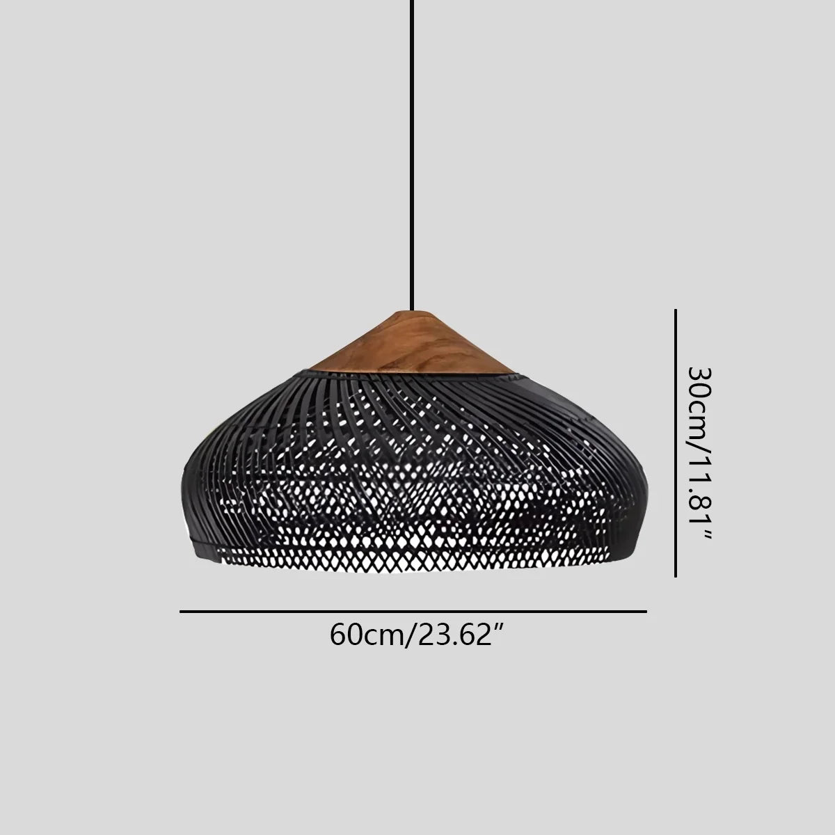 Pendelleuchte im Rattanstil für das Esszimmer | Desfino