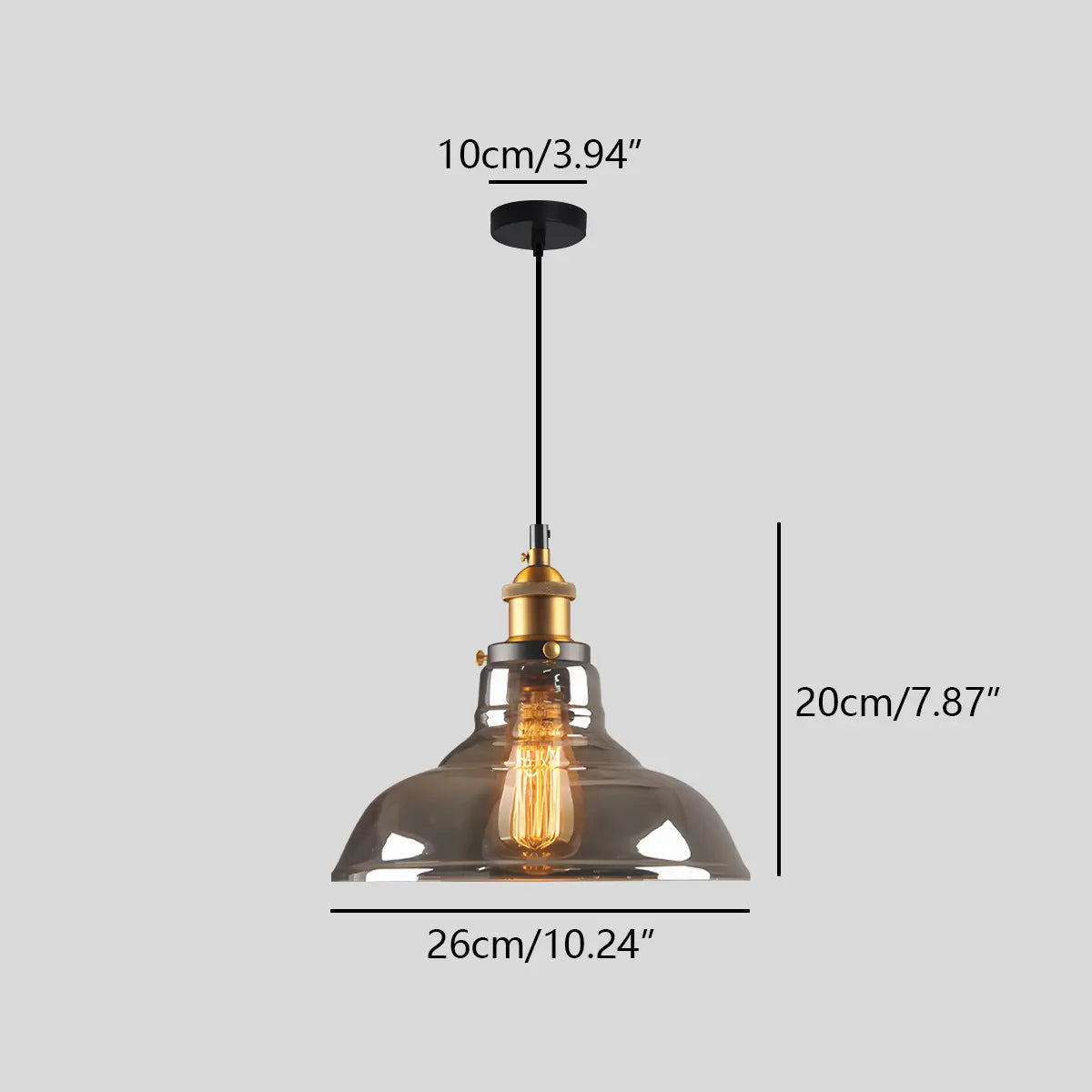 Mabel Glass Pendant Light for Kitchen Island | Desfino