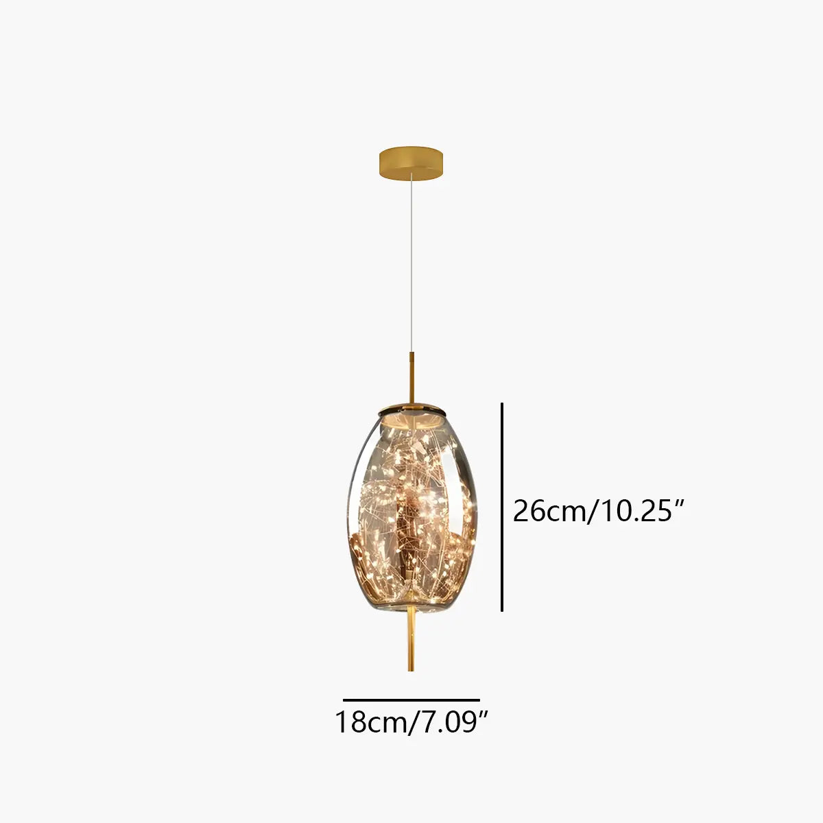 Moderne Pendelleuchte Twirl für das Schlafzimmer | Desfino