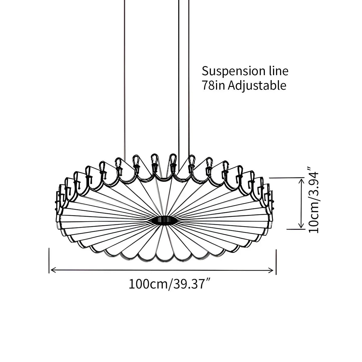 Sunflower Acoustic Pendant Light | Desfino