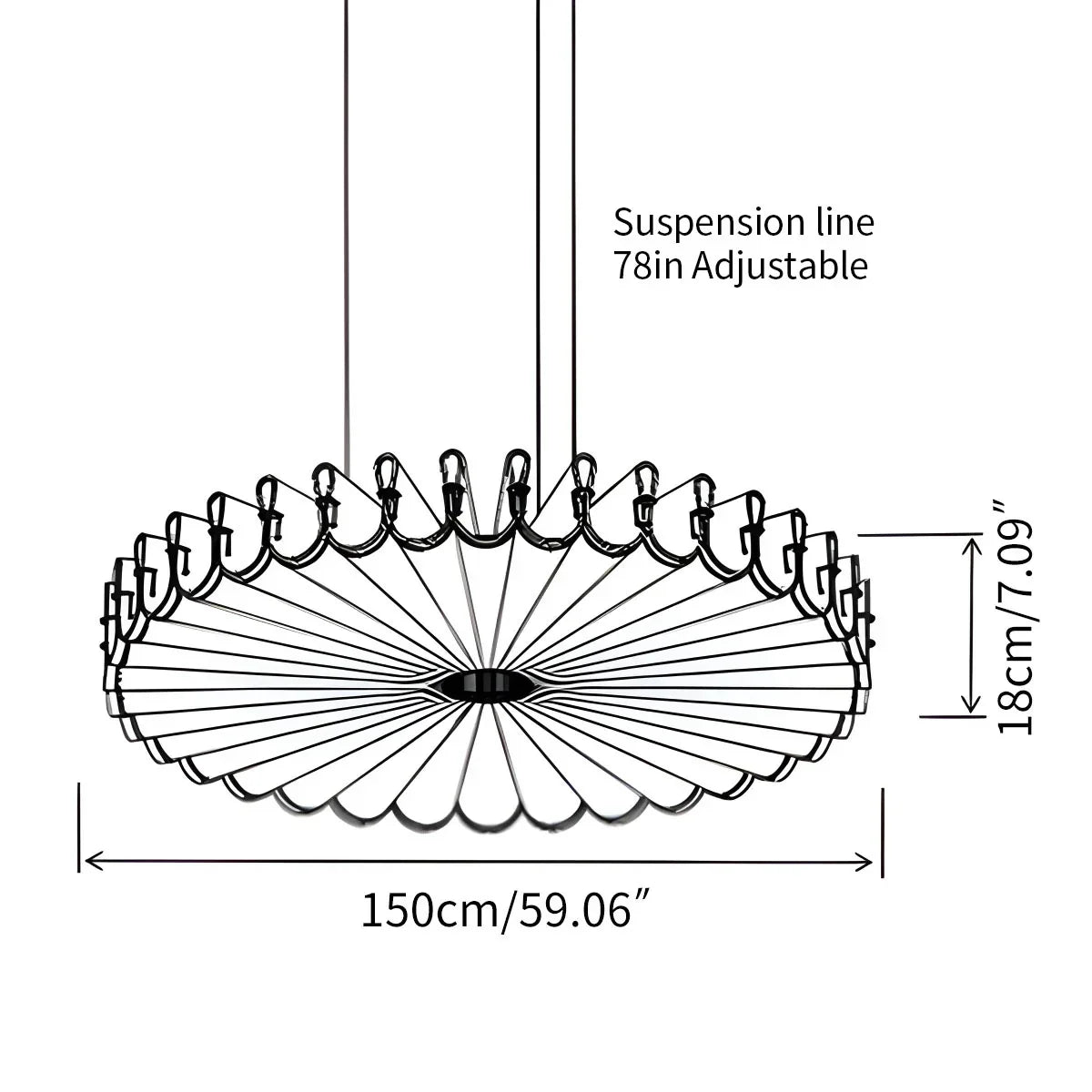 Sunflower Acoustic Pendant Light | Desfino