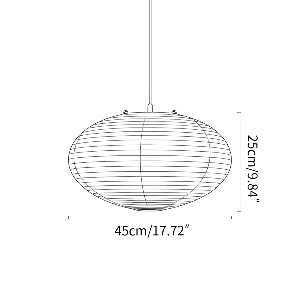 Washi Paper A Series Pendant Light for Dining Room | Desfino