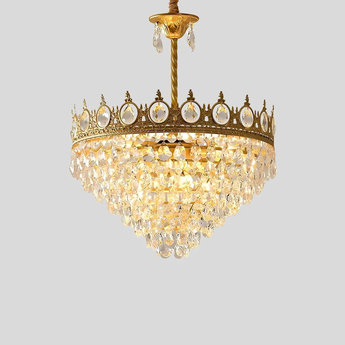 Französischer Retro-Kristallkronleuchter für das Esszimmer | Desfino
