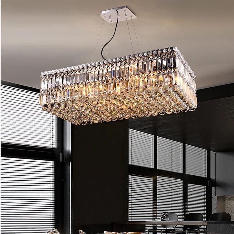 Jade Crystal Ceiling Chandelier