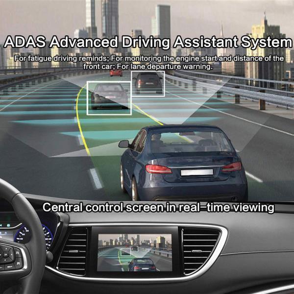 Videocamera da cruscotto anteriore e posteriore — Registratore Full HD 1920×1080 - Desfino