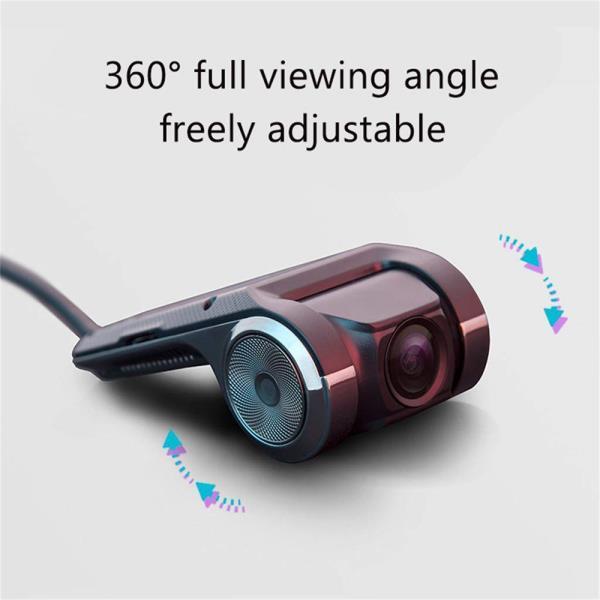 Videocamera da cruscotto anteriore e posteriore — Registratore Full HD 1920×1080 - Desfino