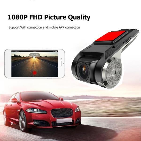 Videocamera da cruscotto anteriore e posteriore — Registratore Full HD 1920×1080 - Desfino