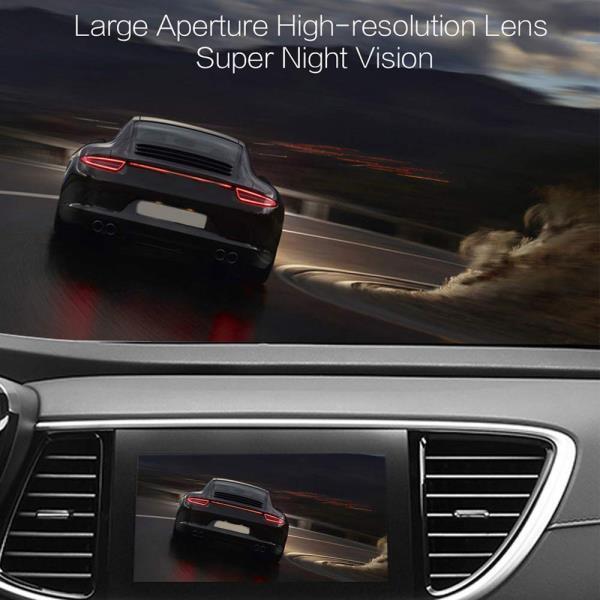 Videocamera da cruscotto anteriore e posteriore — Registratore Full HD 1920×1080 - Desfino
