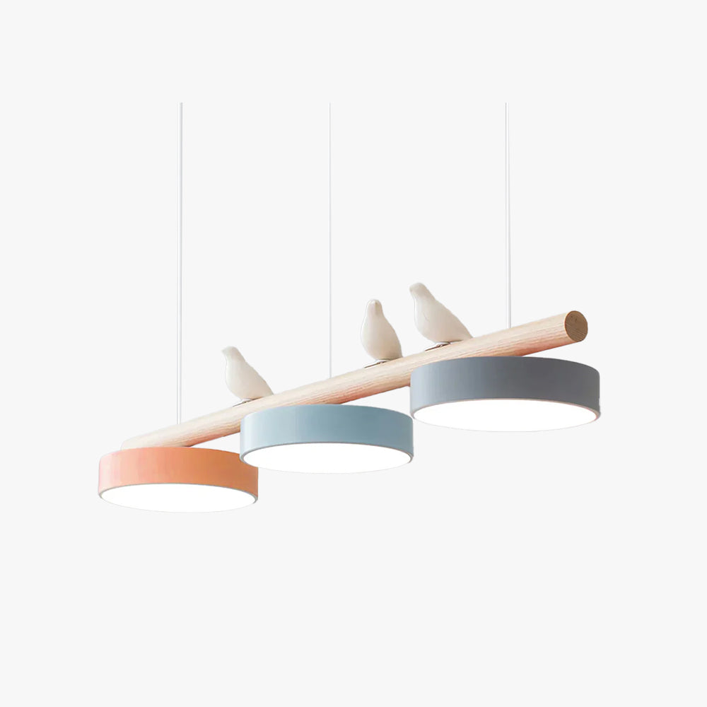 LyraNest Bird Pendant Light — Adjustable LED, Remote/Triac Dimming - Desfino