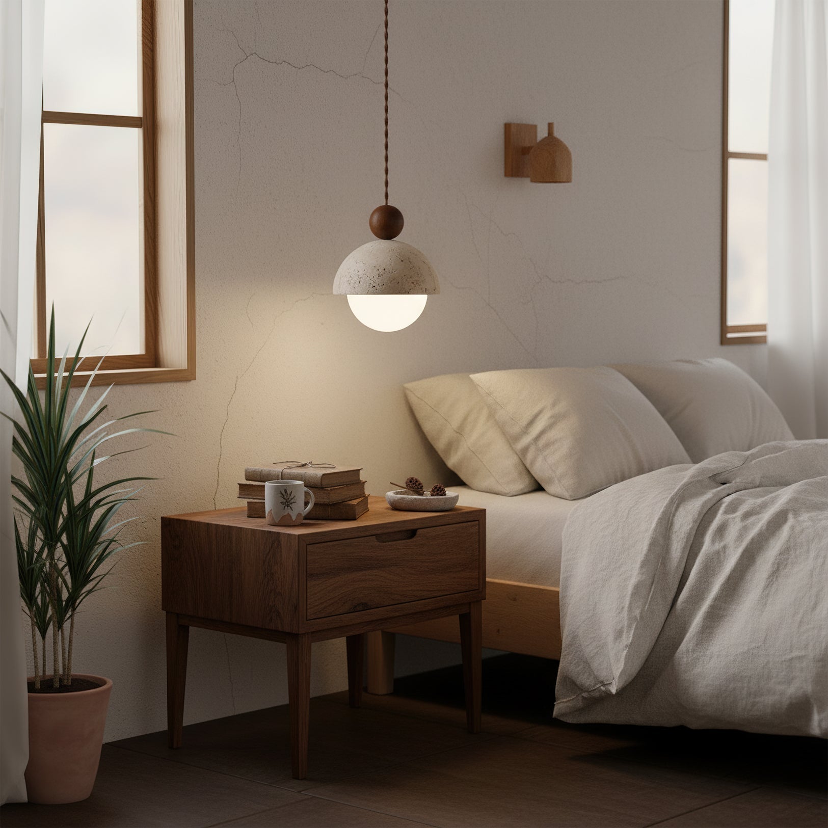 Palermo Pendant Light for Bedside | Desfino