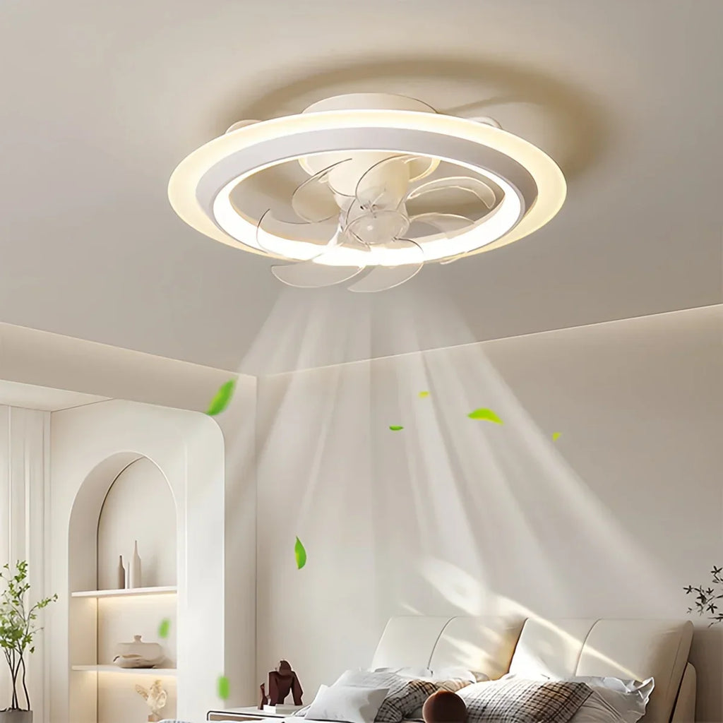 Creative 360° Rotating Ceiling Fan with Light | Desfino
