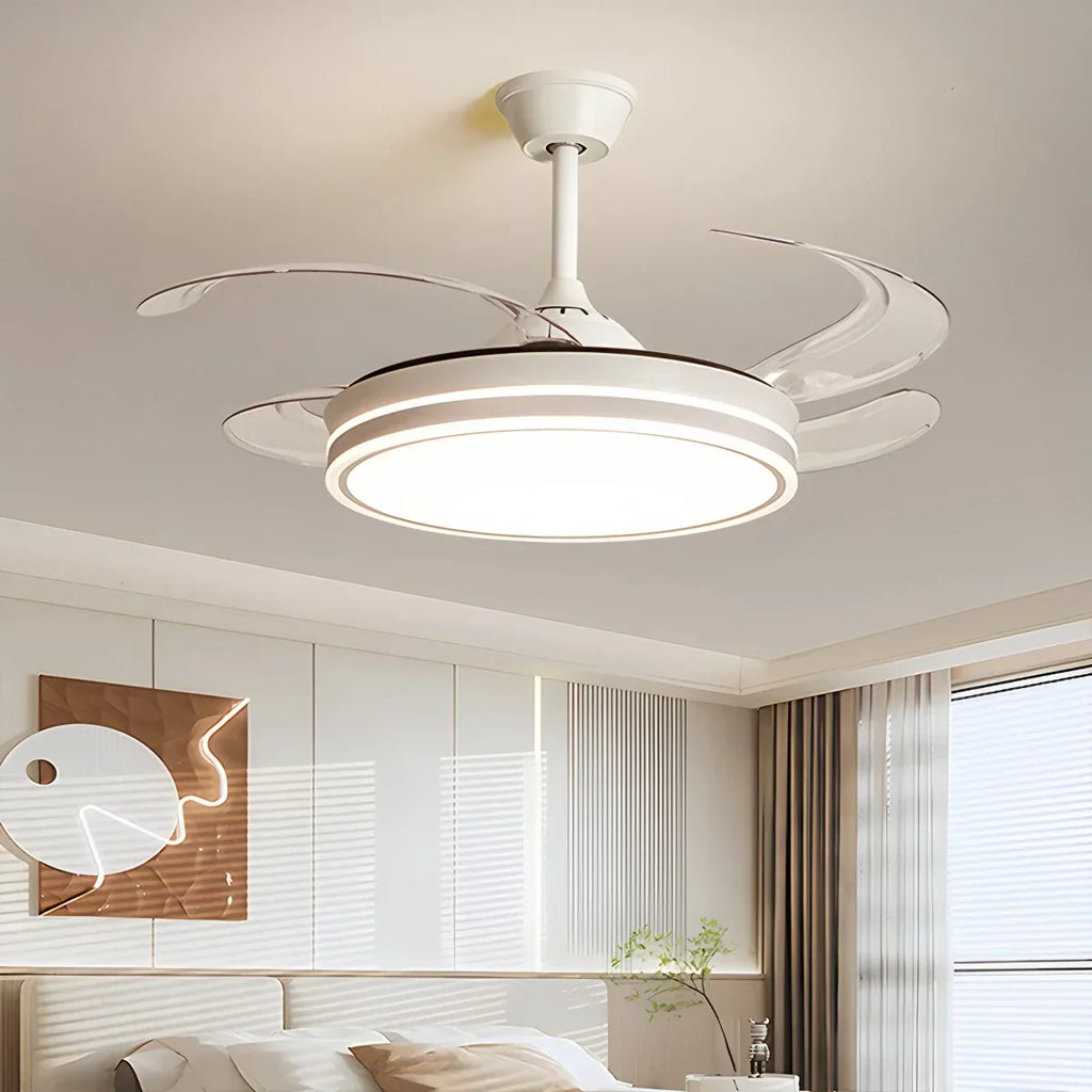 Modern Ceiling Fan with LED Light & Remote Control | Desfino