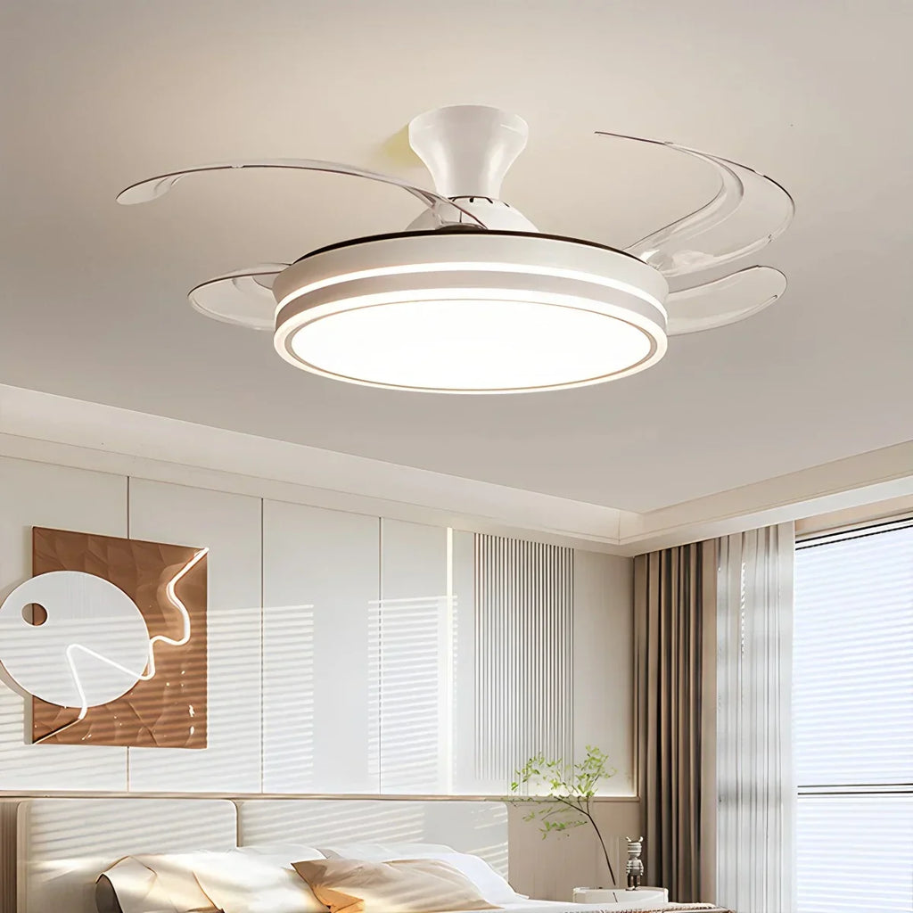 Modern Ceiling Fan with LED Light & Remote Control | Desfino