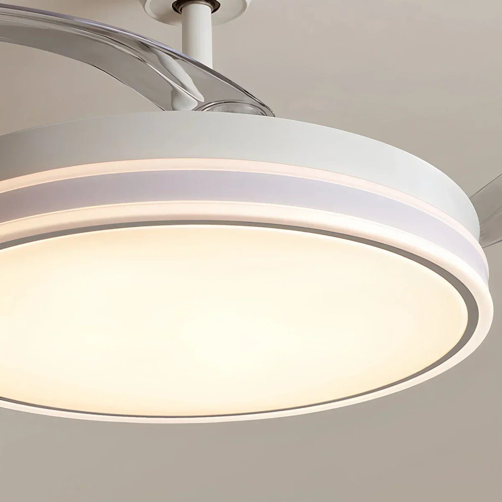 Modern Ceiling Fan with LED Light & Remote Control | Desfino