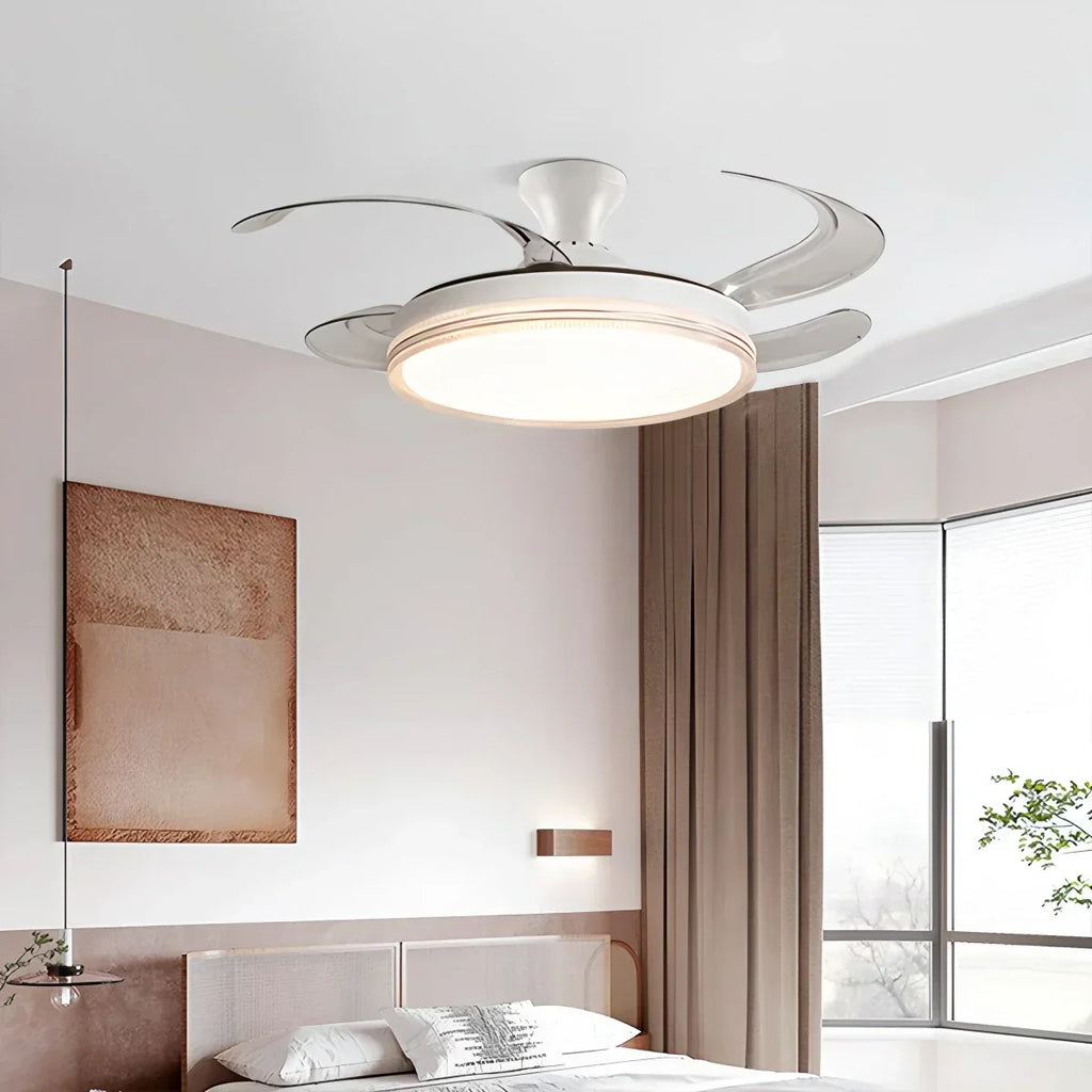 Moderne LED-Deckenventilatorleuchten mit Fernbedienung | Desfino