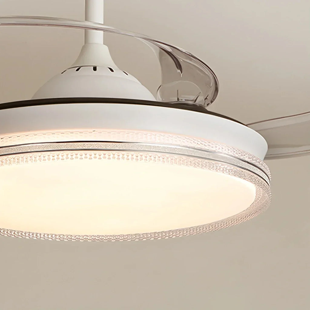 Moderne LED-Deckenventilatorleuchten mit Fernbedienung | Desfino