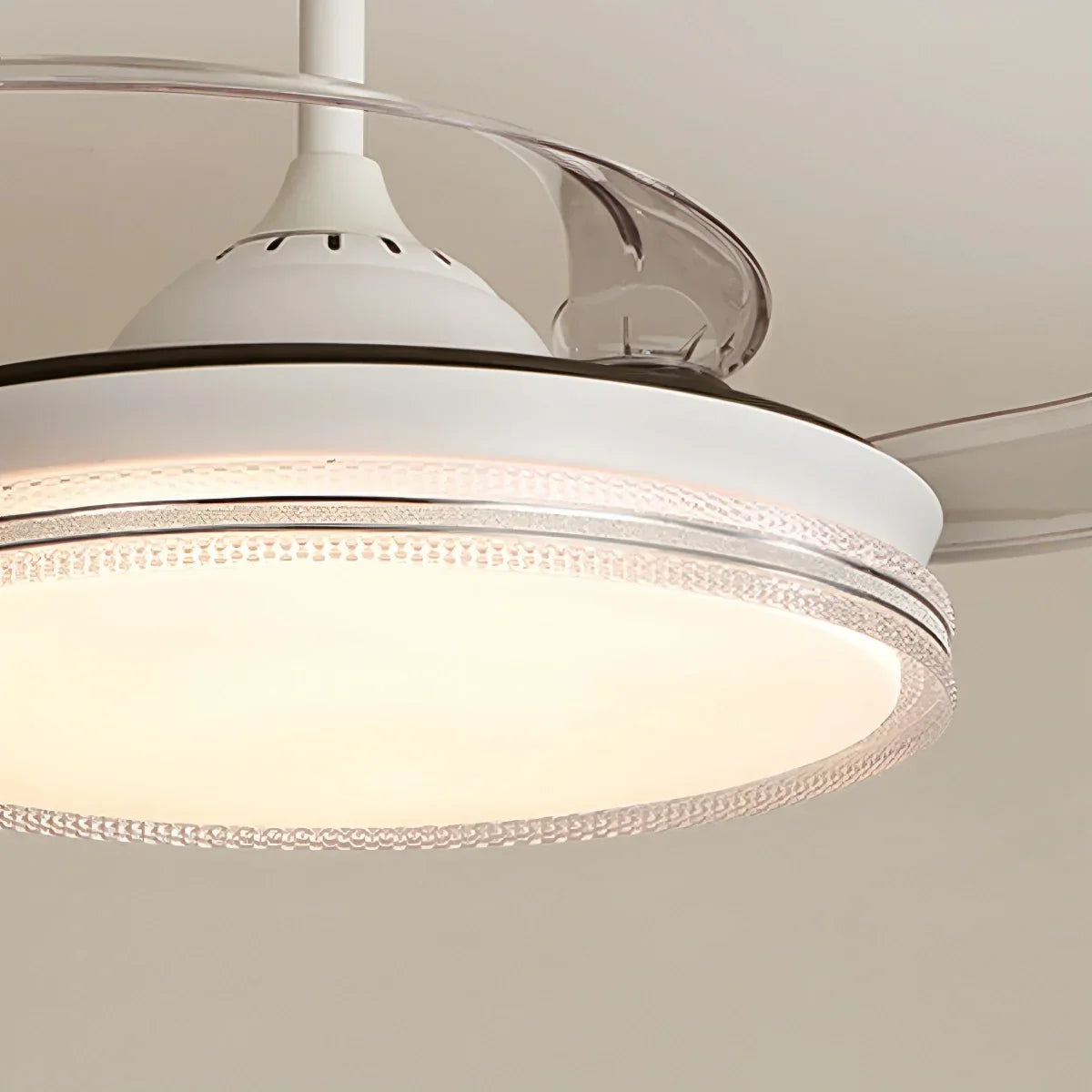 Moderne LED-Deckenventilatorleuchten mit Fernbedienung | Desfino