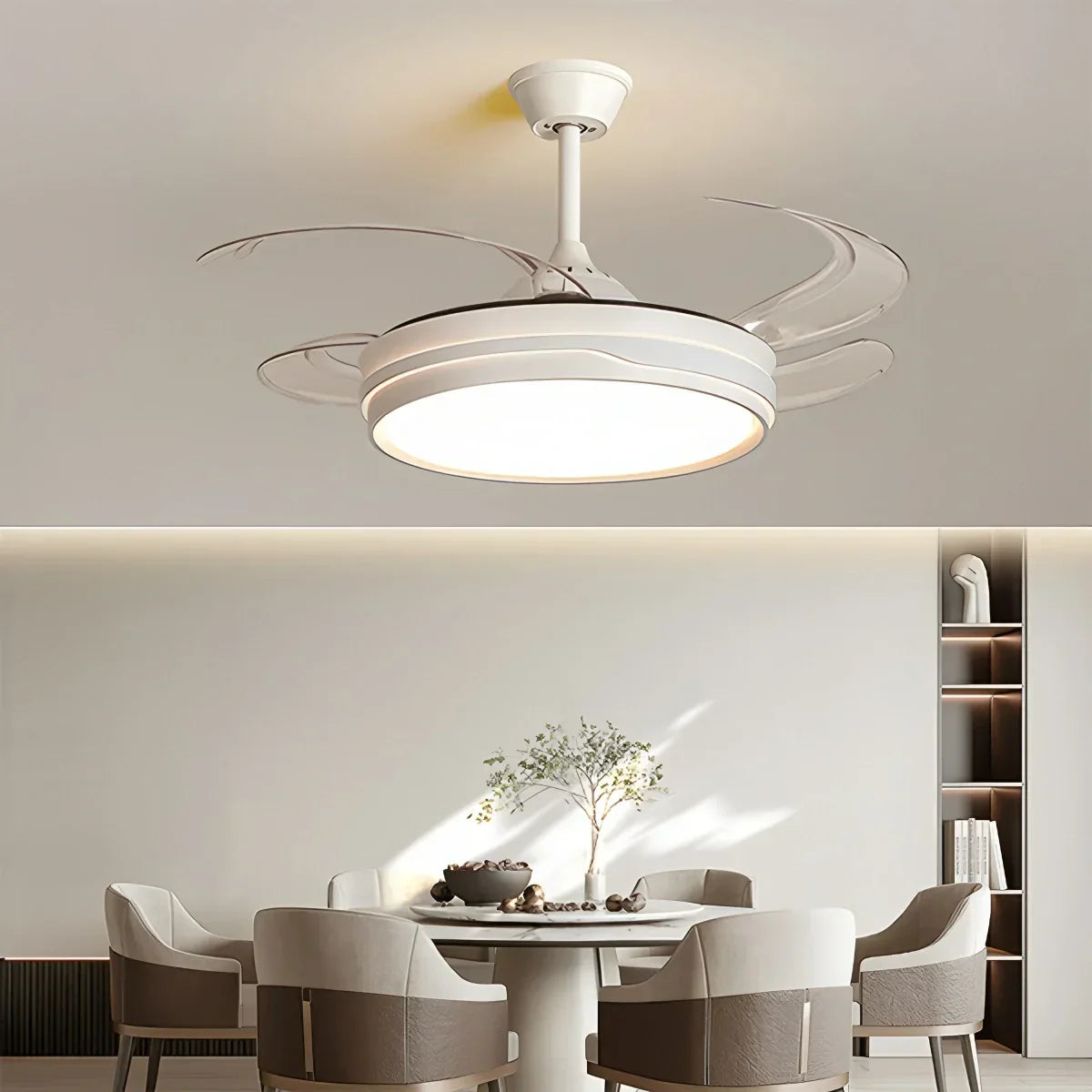 LED Ceiling Fan Light with Remote Control | Desfino