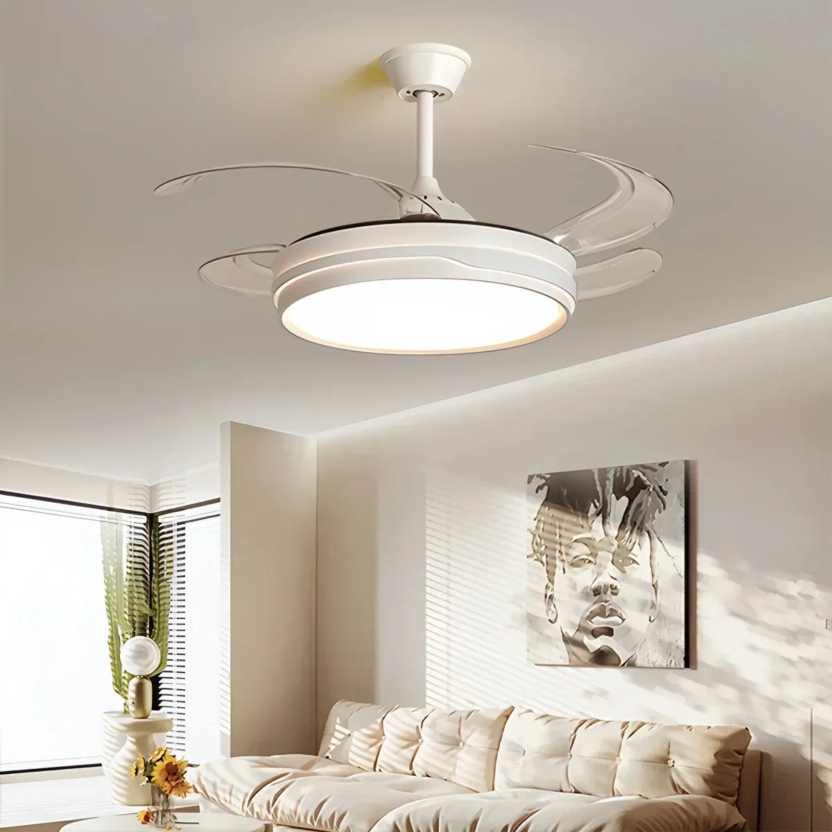 LED Ceiling Fan Light with Remote Control | Desfino
