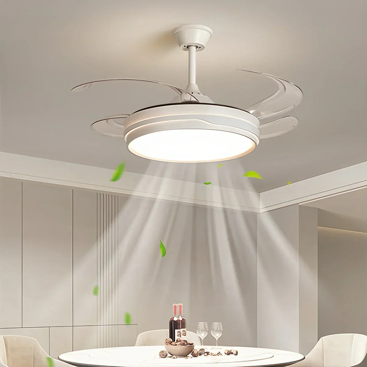 LED Ceiling Fan Light with Remote Control | Desfino