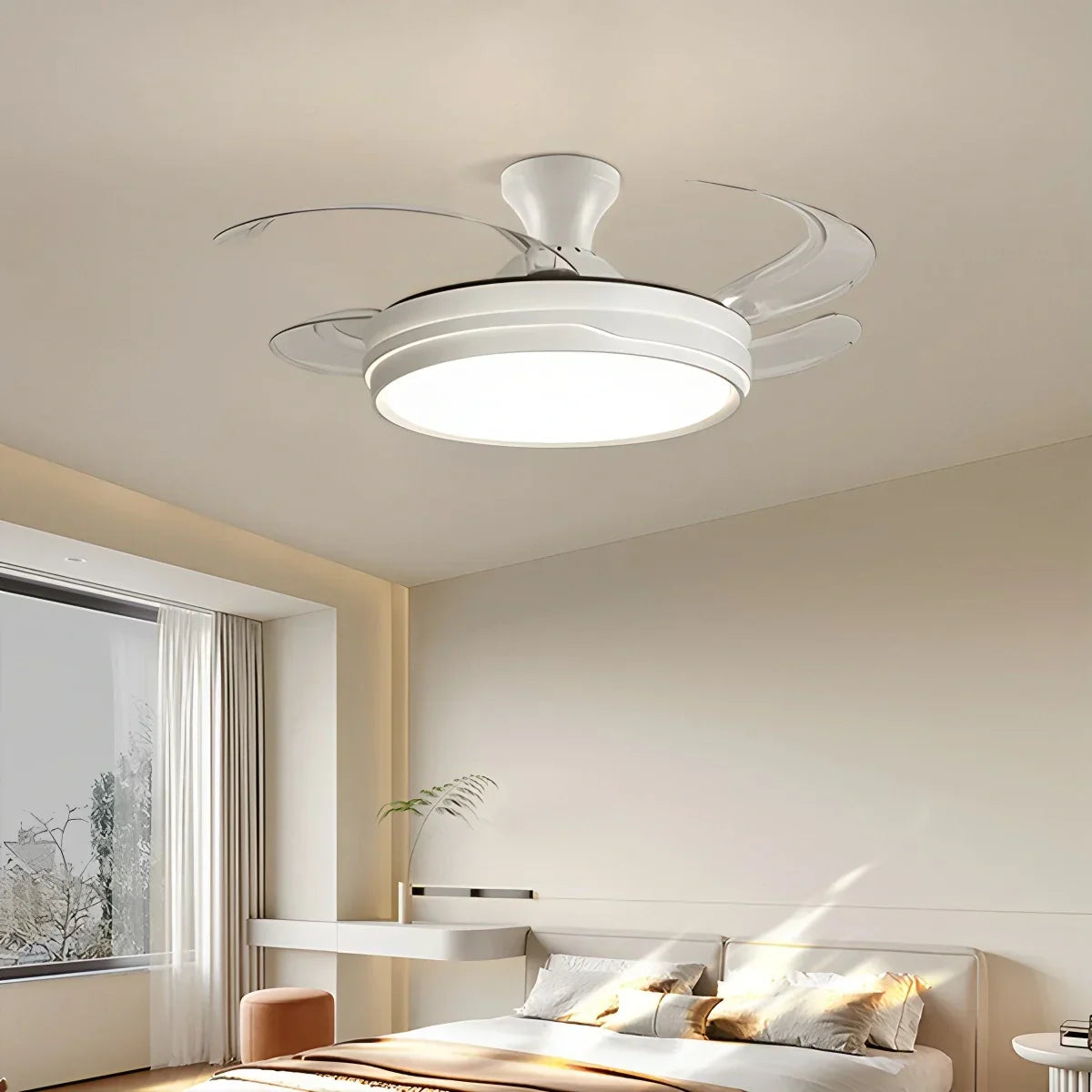LED Ceiling Fan Light with Remote Control | Desfino