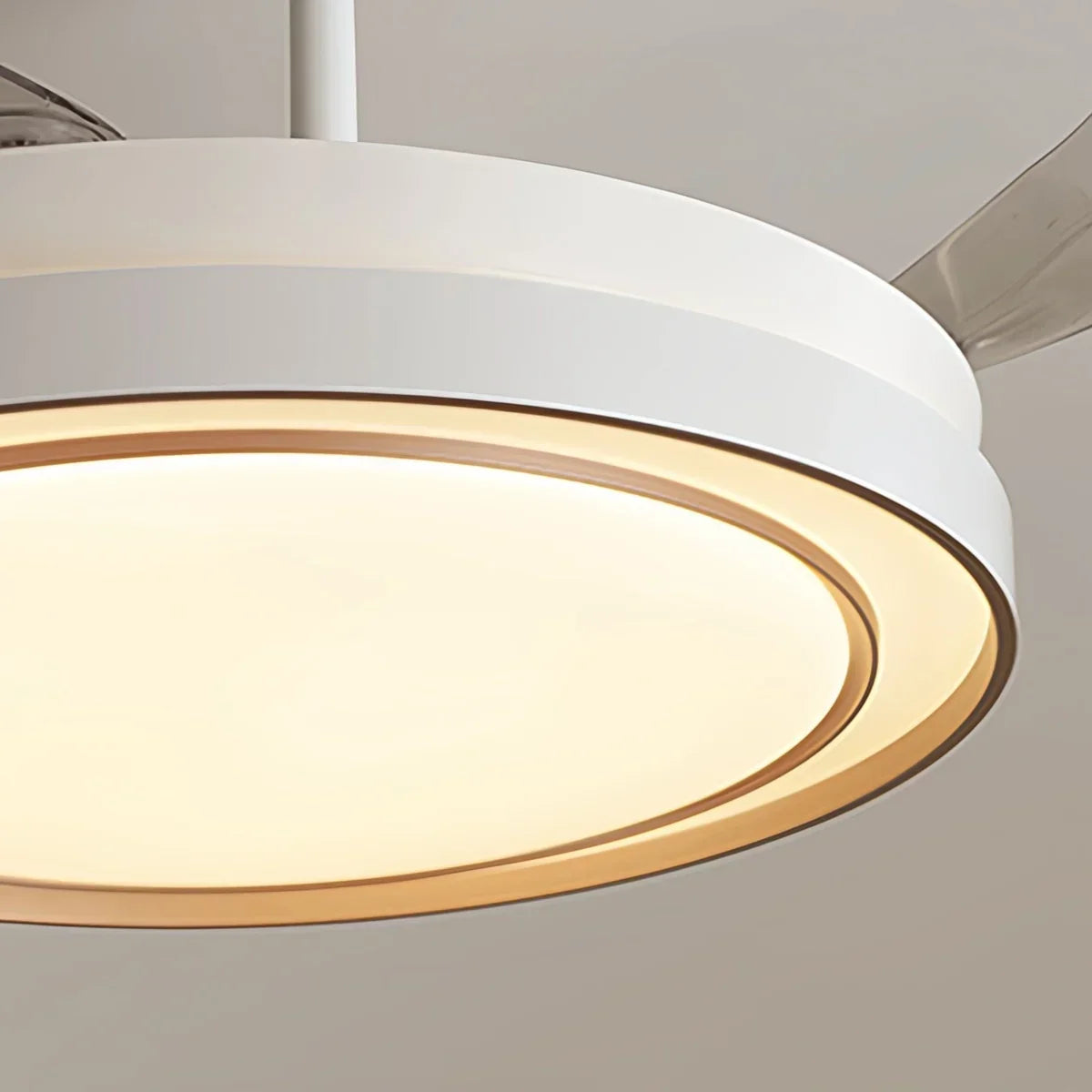 Modern Round Ceiling Fan Light with Remote Control | Desfino