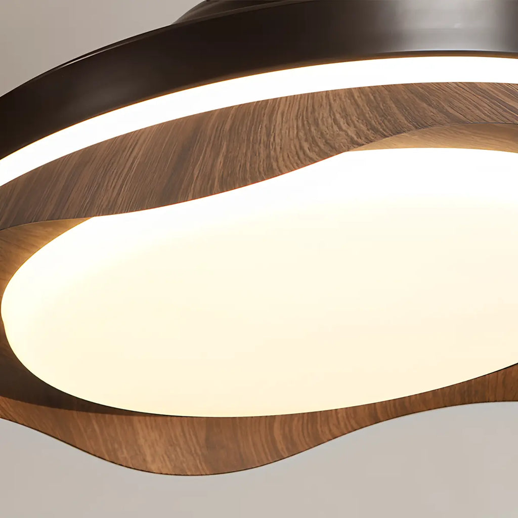 Retractable Blade Ceiling Fan with Light | Desfino