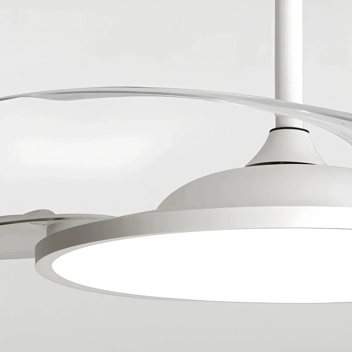 Silent Remote Control White Ceiling Fan Light | Desfino