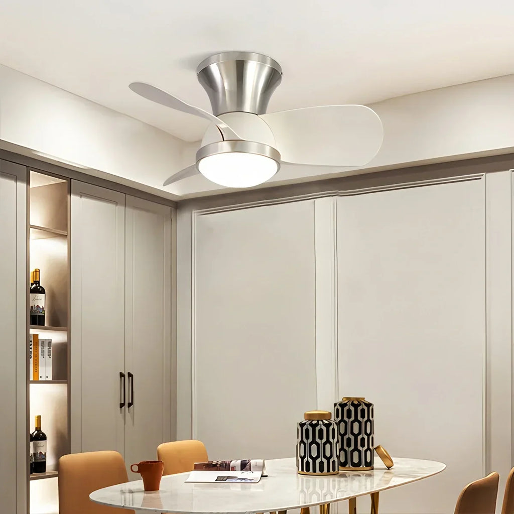Einfacher Deckenventilator mit Licht für das Kinderzimmer | Desfino