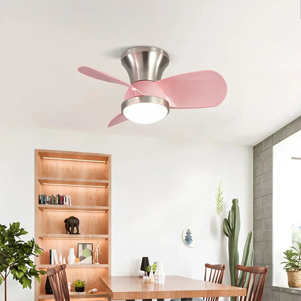 Einfacher Deckenventilator mit Licht für das Kinderzimmer | Desfino